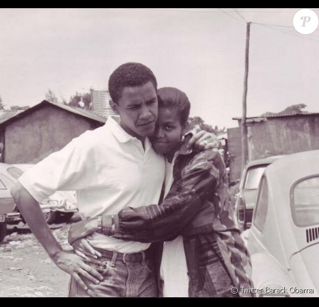 Photo souvenir de Michelle et Barack Obama postée par le président sur Twitter le jour de la Saint-Valentin, le 14 février 2013.