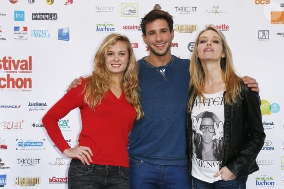 Tonya Kinzinger, Alice Raucoules and Damien Lauretta lors du 15e Festival de Luchon, le 17 février 2013 à Luchon