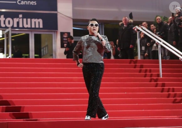 Psy à la 14e édition des NRJ Music Awards au Palais des Festivals à Cannes le 26 janvier 2013.