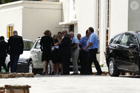 Obsèques de Reeva Steenkamp à Port Elizabeth, le 19 février 2013.