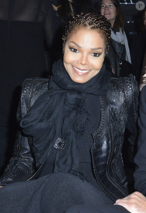 Janet Jackson à la soirée Sergio Rossi pendant la Fashion week de Milan, le 21 février 2013.