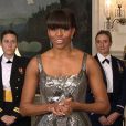 Michelle Obama a fait une apparition surprise lors des Oscars le 24 février. La Première dame a remis en duplex de Washington, le trophée du meilleur film à Argo, réalisé par Ben Affleck.