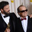 Jack Nicholson, aidé par Michelle Obama, a remis au l'Oscar du meilleur film à Argo, réalisé par Ben Affleck
