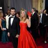 Justin Theroux et Jennifer Aniston lors de la 85e cérémonie des Oscars le 24 février 2013