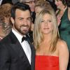Jennifer Aniston et Justin Theroux lors de la 85e cérémonie des Oscars le 24 février 2013