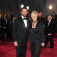 Hugh Jackman et sa femme Deborra lors de la 85e cérémonie des Oscars le 24 février 2013