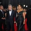 Robert De Niro et Grace Hightower lors de la 85e cérémonie des Oscars le 24 février 2013