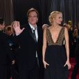 Quentin Tarantino et Lianne Spiderbaby lors de la 85e cérémonie des Oscars le 24 février 2013