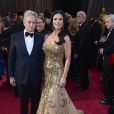 Michael Douglas et Catherine Zeta-Jones lors de la 85e cérémonie des Oscars le 24 février 2013