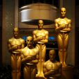 Les statuettes des Oscars dans une salle du Dolby Theatre à Los Angeles le 24 février 2013