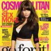Kim Kardashian en couverture du magazine Cosmopolitan pour le mois d'avril 2013.