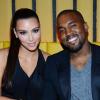 Kim Kardashian et Kanye West  à NY, le 23 avril 2012