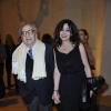 Willy Rizzo et sa femme Dominique au vernissage de l'exposition Helmut Newton au Grand Palais à Paris, le 23 mars 2012.