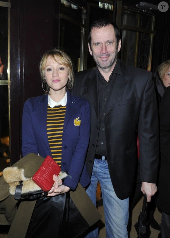 Christian Vadim et Julia Livage pour la 200e d'"Inconnu à cette adresse" au Théâtre Antoine à Paris, le 25 février 2013.