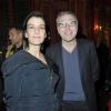 Laurent Ruquier et Delphine de Malherbe pour la 200e d'"Inconnu à cette adresse" au Théâtre Antoine à Paris, le 25 février 2013.