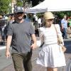 Rachel McAdams en shopping avec Michael Sheen à Los Angeles, le 5 août 2012.