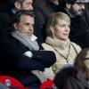 Vincent Labrune et Margarita Louis-Dreyfus lors du match entre le PSG et l'OM (2-0) à Paris le 27 février 2013