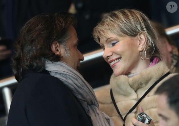 Vincent Labrune et Margarita Louis-Dreyfus lors du match entre le PSG et l'OM (2-0) à Paris le 27 février 2013