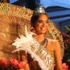 Hinarani de Longeaux lors de son élection comme Miss Tahiti 2012.