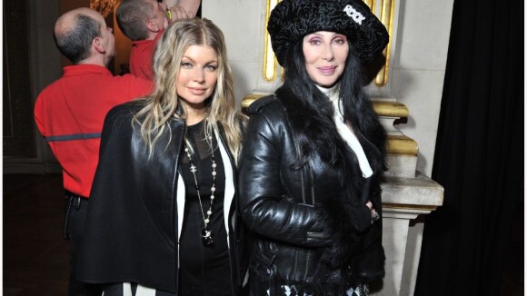 Fashion Week : Fergie enceinte et Cher forment un joli duo