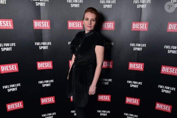 Marie-Amelie Seigner à la soirée Diesel pour le lancement du nouveau parfum de la marque au Silencio à Paris. Le 28 février 2013