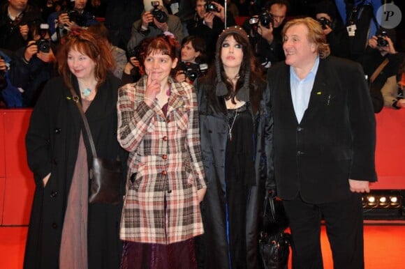 Yolande Moreau, Miss Ming, Isabelle Adjani et Gérard Depardieu lors du FEstival de Berlin 2010