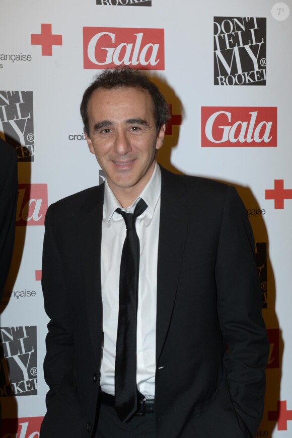 Elie Semoun à la soirée en faveur de la Croix Rouge, Hôtel Intercontinental à Paris le 2 mars 2013