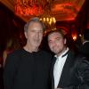 Cyril Perret et son associé Philippe Fatien à la soirée donnée à l'hôtel Intercontinental en faveur de la Croix Rouge, à Paris le 2 mars 2013.