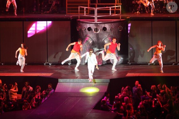 Le jeune Justin Bieber en concert à Londres, le 4 mars 2013.