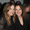 Izïa Higelin et Virginie Ledoyen au défilé de mode Paul & Joe, prêt-à-porter automne-hiver 2013-2014 au Palais de Tokyo à Paris, le 5 mars 2013.