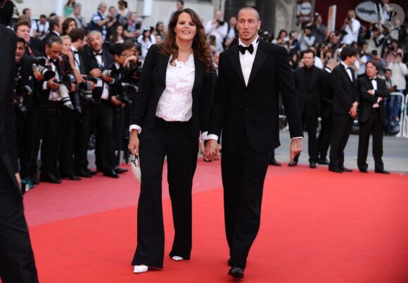 Laure Manaudou et Frédérick Bousquet lors du Festival de Cannes en mai 2010
