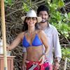 Ali Landry et son mari Alejandro Monteverde en vacances à Hawaii, le 26 septembre 2012.