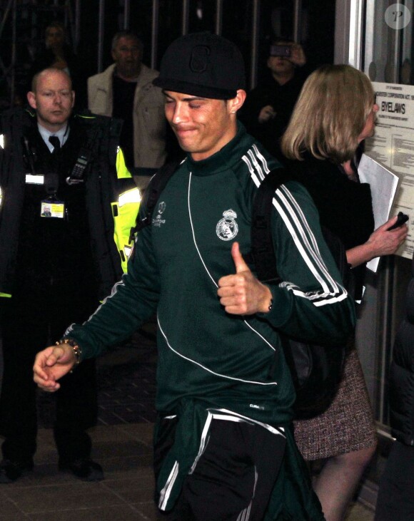Cristiano Ronaldo à Manchester le 4 février 2013