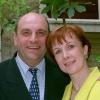 Dominique Loiseau et Bernard Loiseau à Paris le 7 juin 1999.