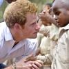 Le prince Harry au Lesotho pour Sentebale le 27 février 2013.
