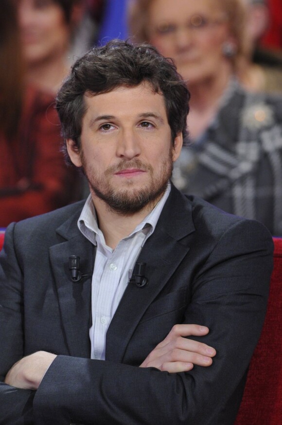 Guillaume Canet lors de l'enregistrement de l'émission Vivement Dimanche à Paris diffusée le 10 mars 2013