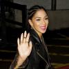 Nicole Scherzinger à Londres, le 7 mars 2013, sortant des studios ITV après le Jonathan Ross Show.