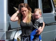 Hilary Duff : Toujours lookée, elle emmène son petit Lucas à un anniversaire