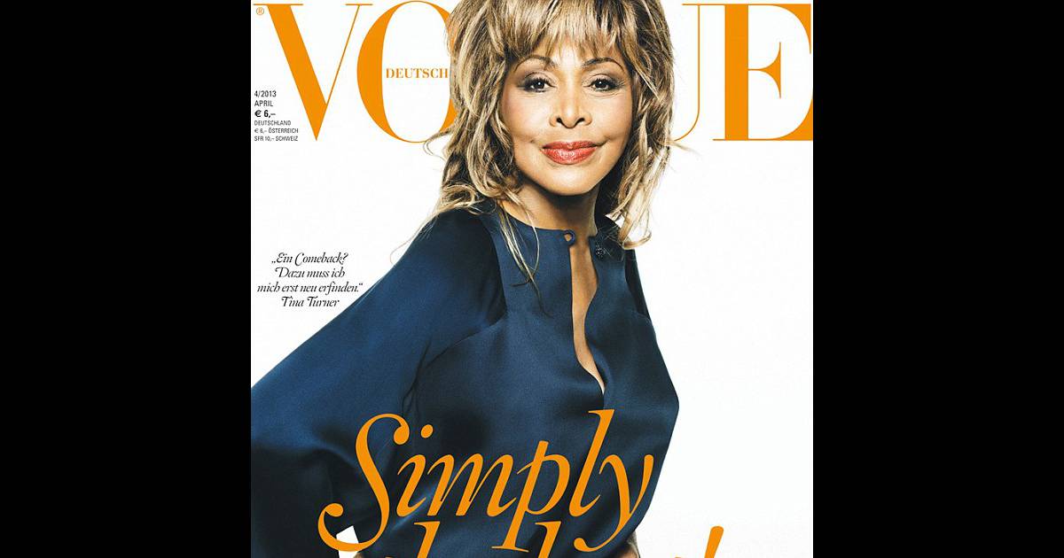 A 73 ans Tina Turner bat tous les records en couverture de Vogue Purepeople