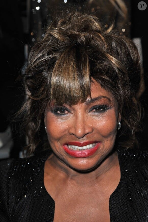 Tina Turner à Paris le 25 janvier 2010.