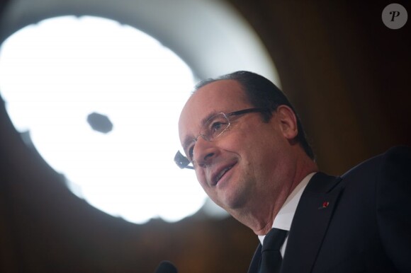 Le président François Hollande à Dijon, le 12 mars 2013.
