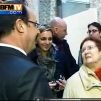 François Hollande, chahuté dans la rue : ''Ne vous mariez pas avec Valérie !''