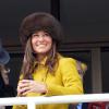 Pippa Middleton a assisté à une course de chevaux à l'hippodrome de Cheltenham, dans le cadre du Cheltenham Festival de Gloucestershire. Le 14 mars 2013.