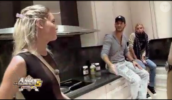 Clash entre Aurélie, Amélie et Samir dans Les Anges de la télé-réalité 5 le jeudi 14 mars 2013 sur NRJ 12