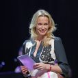 Estelle Lefébure lors de la soirée évènement 2 000 Femmes chantent contre le cancer à l'Olympia le 7 mars 2013
