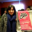 Anne Hidalgo lors de la soirée évènement 2 000 Femmes chantent contre le cancer à l'Olympia le 7 mars 2013
