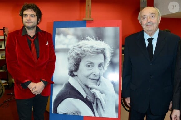 Mathieu Chedid à l'inauguration de la bibliothèque "Andrée Chedid" à Paris, le 19 novembre 2012.