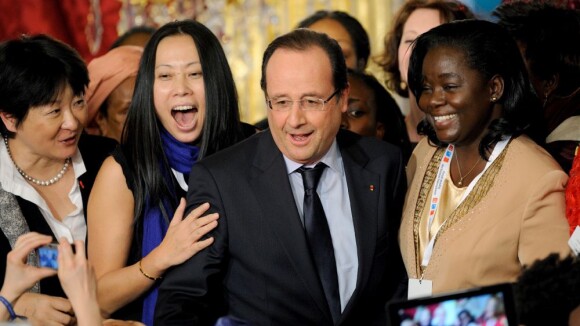François Hollande bien entouré et Yamina Benguigui mobilisée pour les femmes