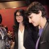 Najat Vallaud-Belkacem et Yamina Benguigui lors du Forum mondial des femmes francophones au Quai Branly le 20 mars 2013.