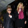 Rod Stewart et sa femme Penny Lancaster à Londres, le 19 mars 2013.
